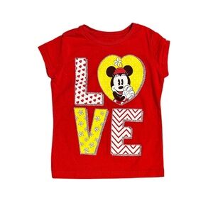 Disney 4T Minnie Mouse LOVE tee